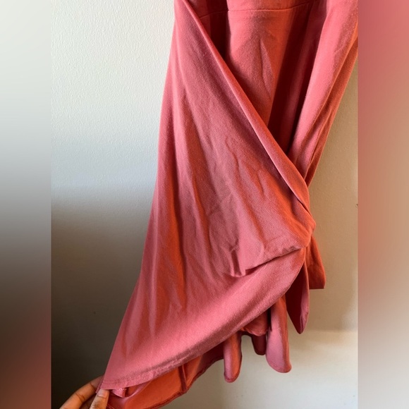 Aritzia Wilfred Saturn Mini Dress Drapey mini resort wrap dress - 2XS - Picture 6 of 10